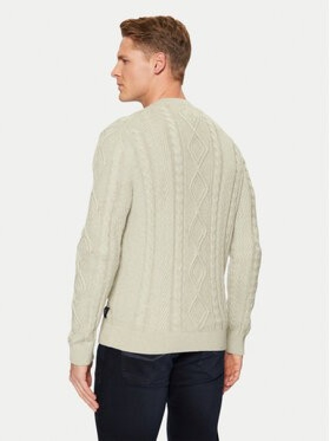 s.Oliver Sweter 2152198 Beżowy Regular Fit