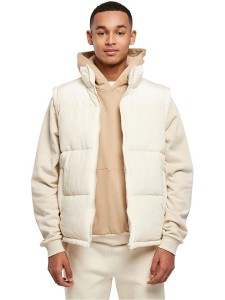 Urban Classics Kamizelka szturuksowa w kolorze białym rozmiar: L