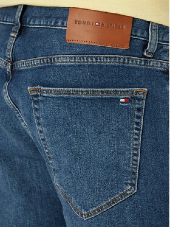 Tommy Hilfiger Szorty jeansowe Denton MW0MW42558 Granatowy Straight Leg