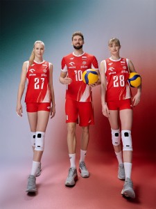 4F Koszulka meczowa replika z możliwością personalizacji męska 4F x Polska Siatkówka - czerwona M