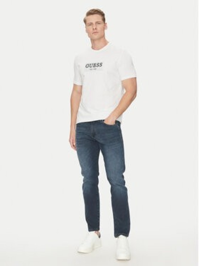 Guess T-Shirt M5GI19 J1314 Biały Slim Fit