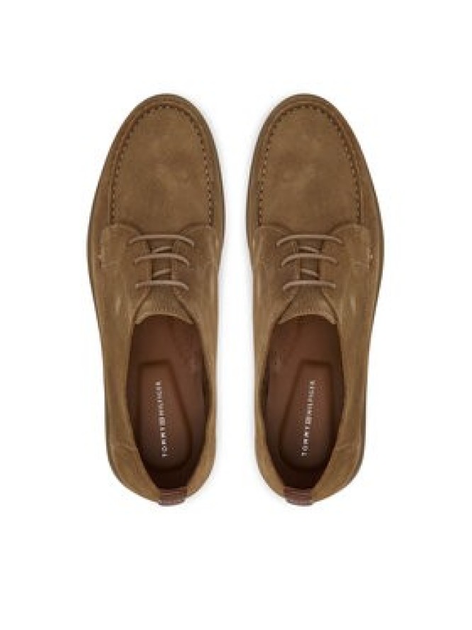 Tommy Hilfiger Mokasyny Moc T Derby FM0FM05495 Brązowy