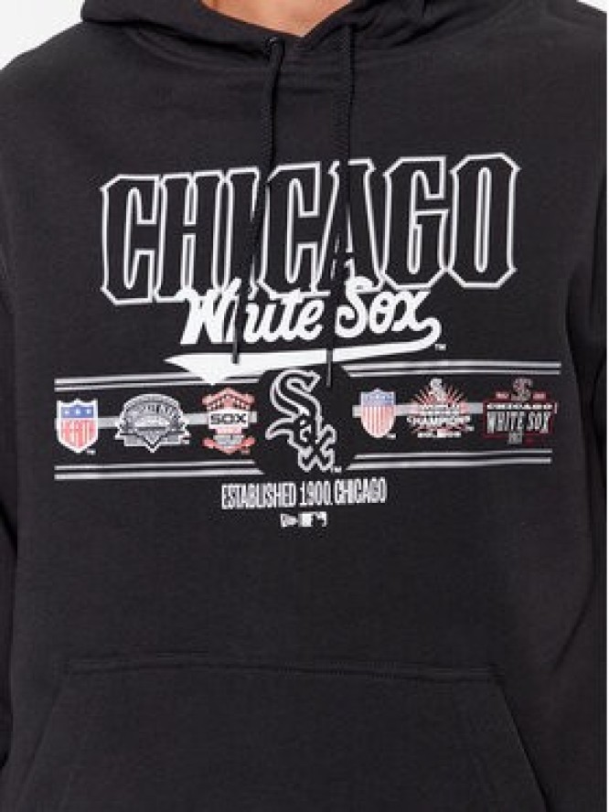 New Era Bluza Chicago White Sox MLB Team Graphic 60416315 Czarny Regular Fit