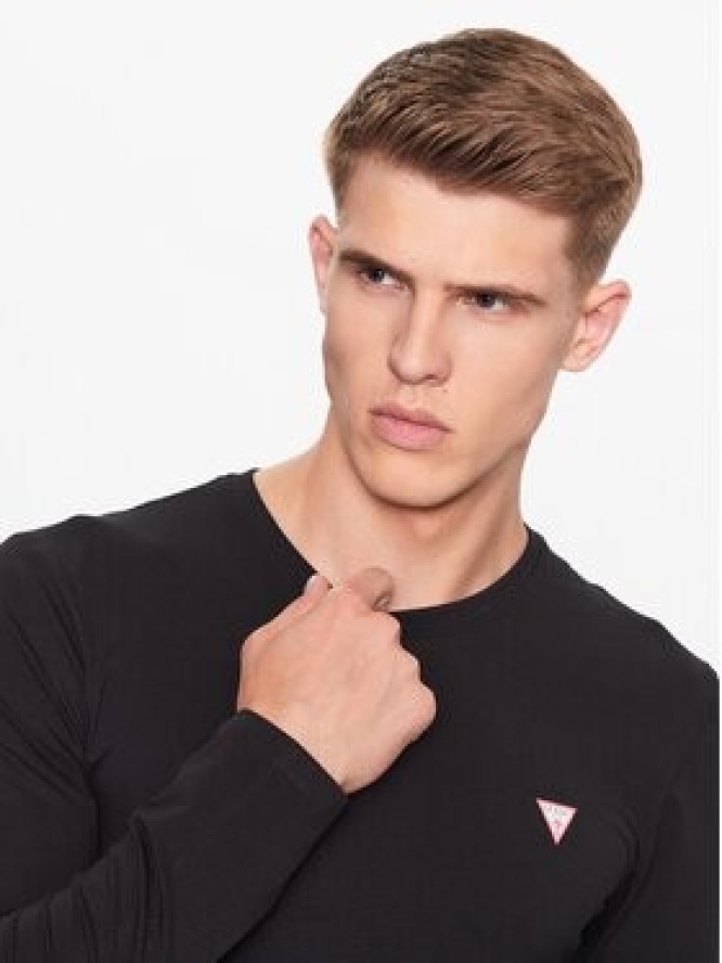 Guess Longsleeve M2YI28 J1314 Czarny Slim Fit