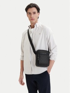 Tommy Hilfiger Saszetka Th Flag Monogram Mini Reporter AM0AM14138 Czarny