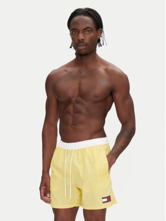Tommy Hilfiger Szorty kąpielowe UM0UM03455 Żółty Regular Fit