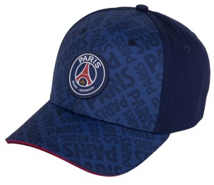 Czapka z daszkiem Paris Saint Germain cap all-over print granatowa