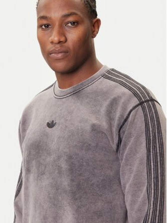 adidas Bluza Premium Essentials Retro JD0246 Szary Loose Fit