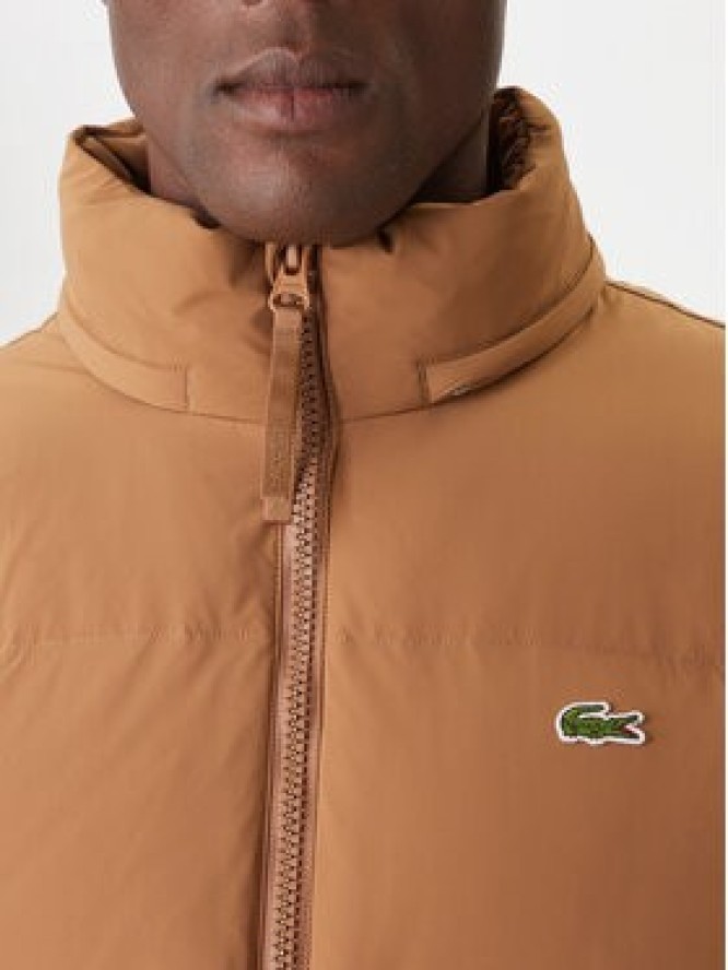 Lacoste Kurtka puchowa BH5154 Brązowy Regular Fit