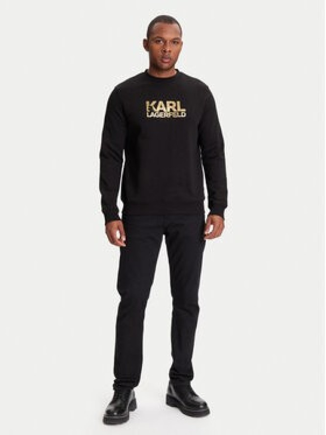 KARL LAGERFELD Bluza 705091 553917 Czarny Regular Fit
