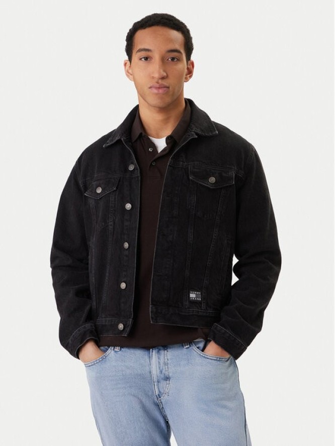 Tommy Jeans Kurtka jeansowa Ryan DM0DM22670 Czarny Regular Fit