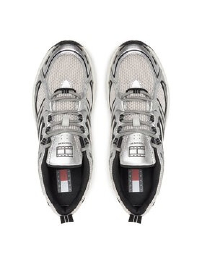 Tommy Jeans Sneakersy Archive'97 Metallic EM0EM01572 Czarny