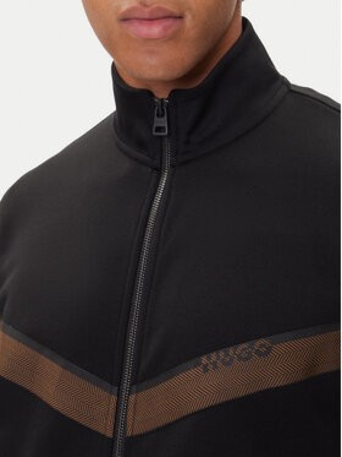 HUGO Bluza Dingmoor 50542833 Czarny Regular Fit