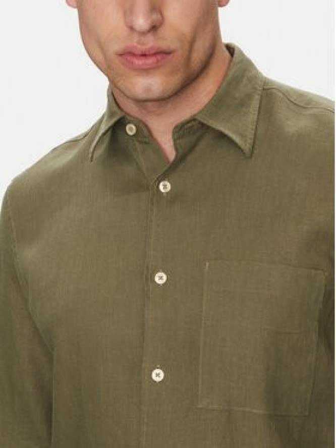 Marc O'Polo Koszula 523 7428 42318 Zielony Regular Fit