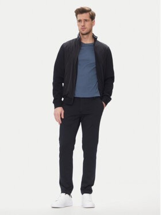 Bugatti Spodnie materiałowe 4036 36827 Granatowy Slim Fit