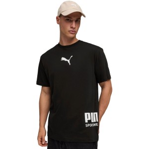 męskie T shirt Puma Sport Relaxed Graphic Tee