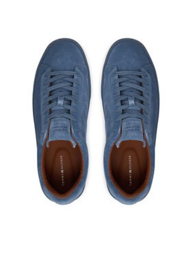 Tommy Hilfiger Sneakersy Park Premium Suede FM0FM05829 Niebieski