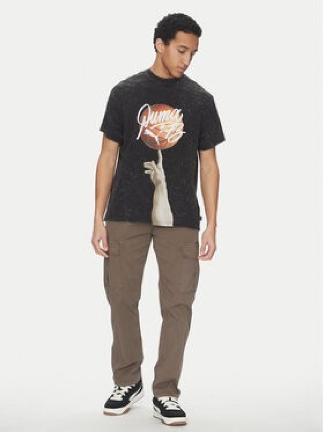 Puma T-Shirt Dylan Exhibit 630475 Czarny Regular Fit