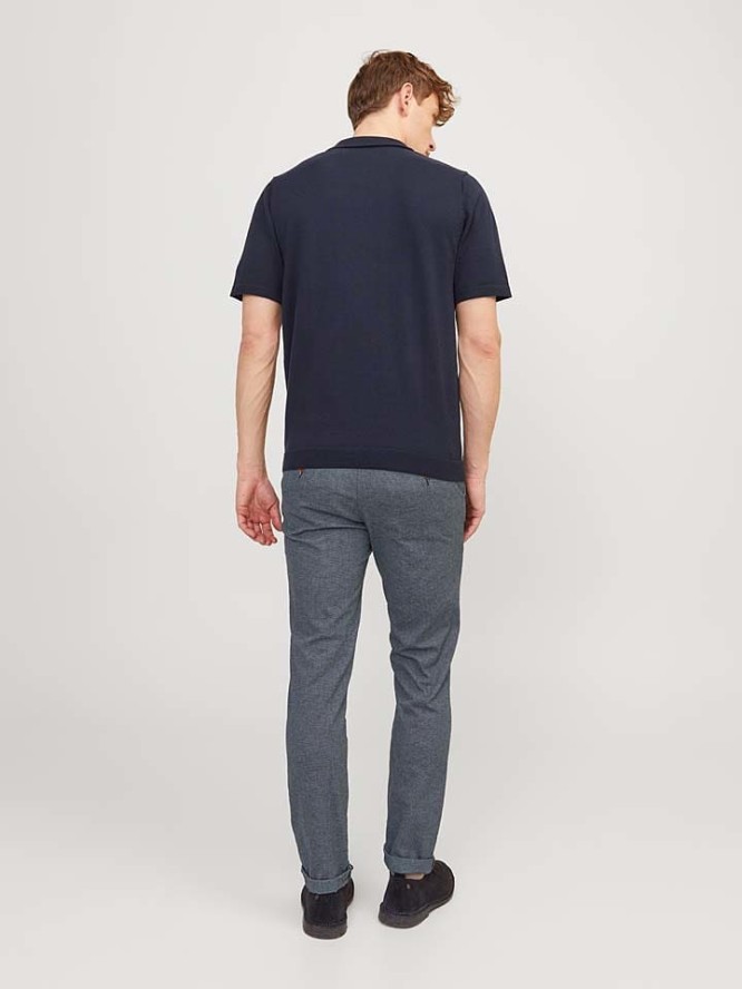 Jack & Jones Spodnie chino "Marco" w kolorze granatowym rozmiar: W28/L32