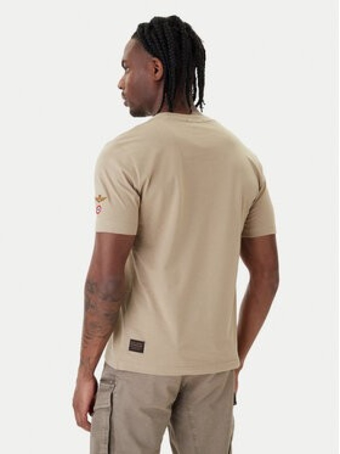 Aeronautica Militare T-Shirt 261TS2536UJ00641 Beżowy Regular Fit