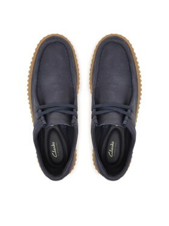 Clarks Sneakersy Torhill Lace 26186159 Granatowy