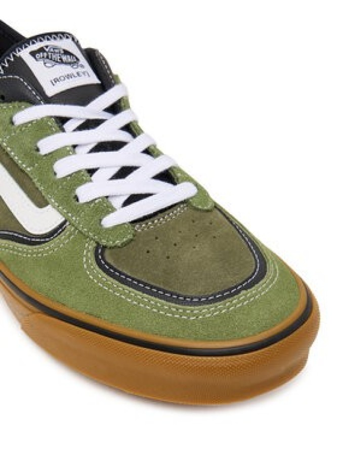 Vans Sneakersy Rowley Classic VN000SF4EMB1 Zielony