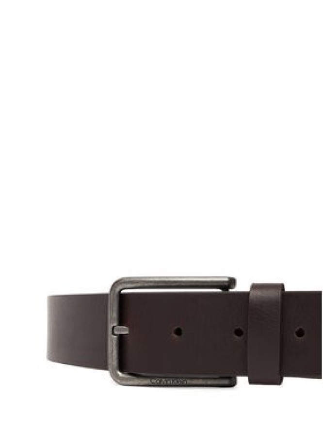 Calvin Klein Pasek Męski Warmth Buckle Smooth 35Mm LV04D7047G Brązowy