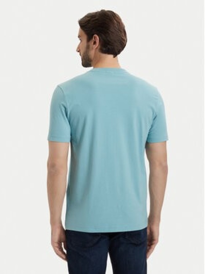 BOSS T-Shirt Tee 50506373 Turkusowy Regular Fit