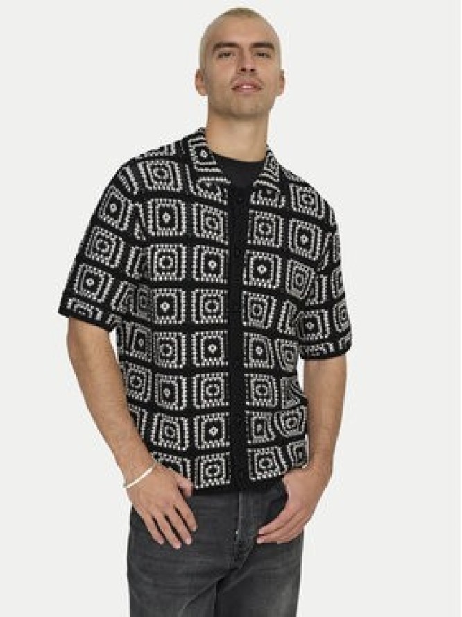 Only & Sons Koszula Bart 22033329 Czarny Relaxed Fit