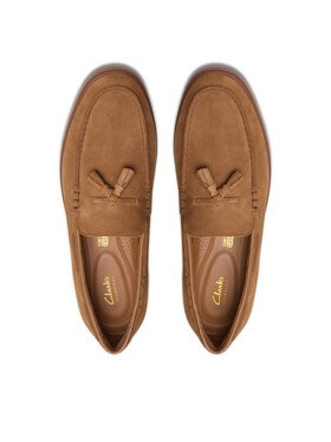 Clarks Mokasyny Torford Tassel 26180333 Brązowy