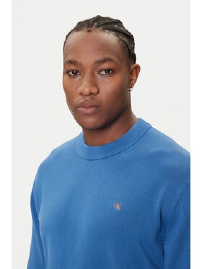 Calvin Klein Jeans Sweter LV04RC309G Niebieski Regular Fit