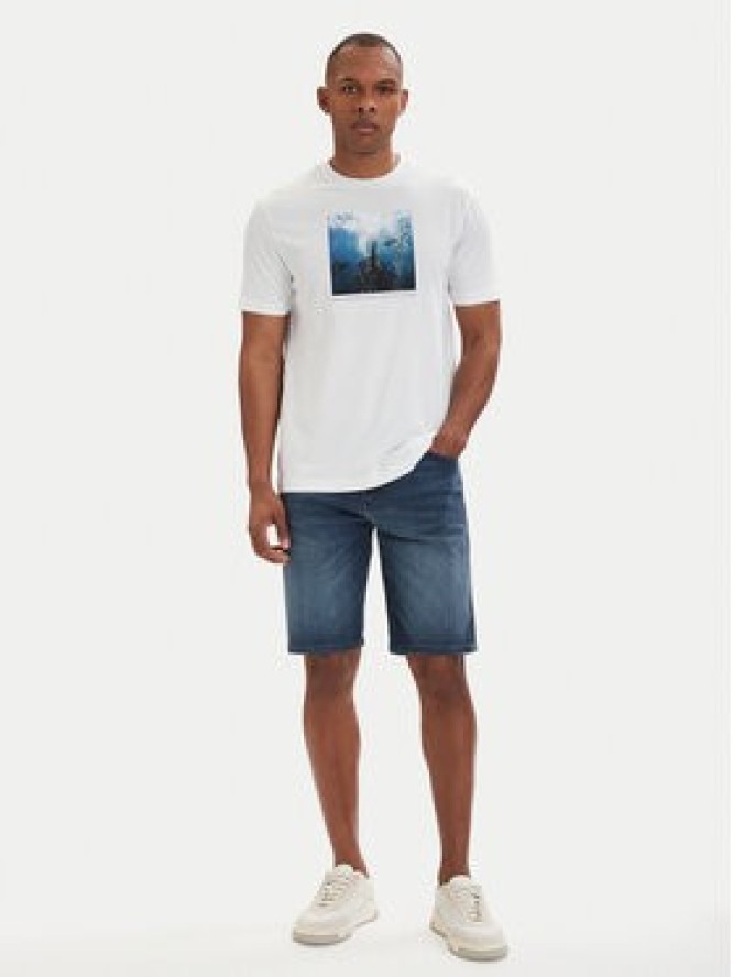 BOSS T-Shirt Creature 50561861 Kremowy Regular Fit