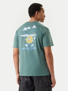 Billabong T-Shirt Gimmicks EBYZT00363 Zielony Regular Fit