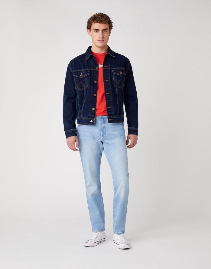 MĘSKIE SPODNIE JEANSOWE WRANGLER TEXAS TAPER W12TZH280 112126555