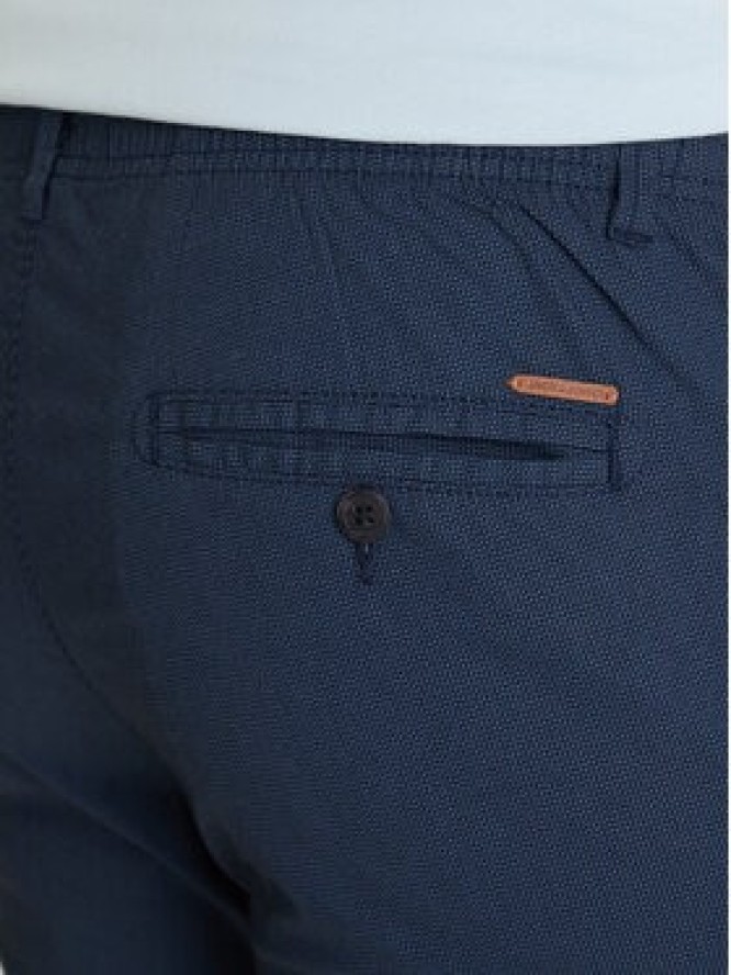 Jack & Jones Chinosy Marco 12293491 Granatowy Slim Fit