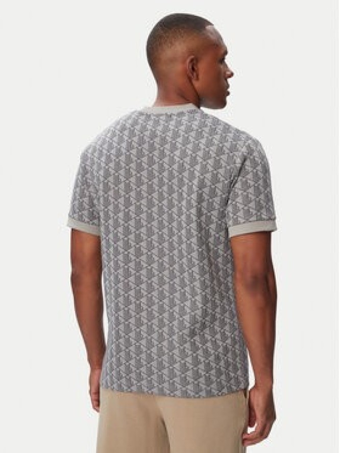 Lacoste T-Shirt TH1197 Szary Regular Fit