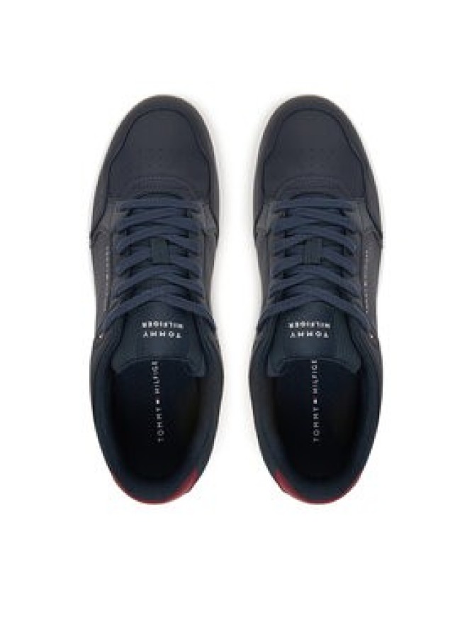 Tommy Hilfiger Sneakersy Basket Core Lite Lth Mix FM0FM05518 Granatowy