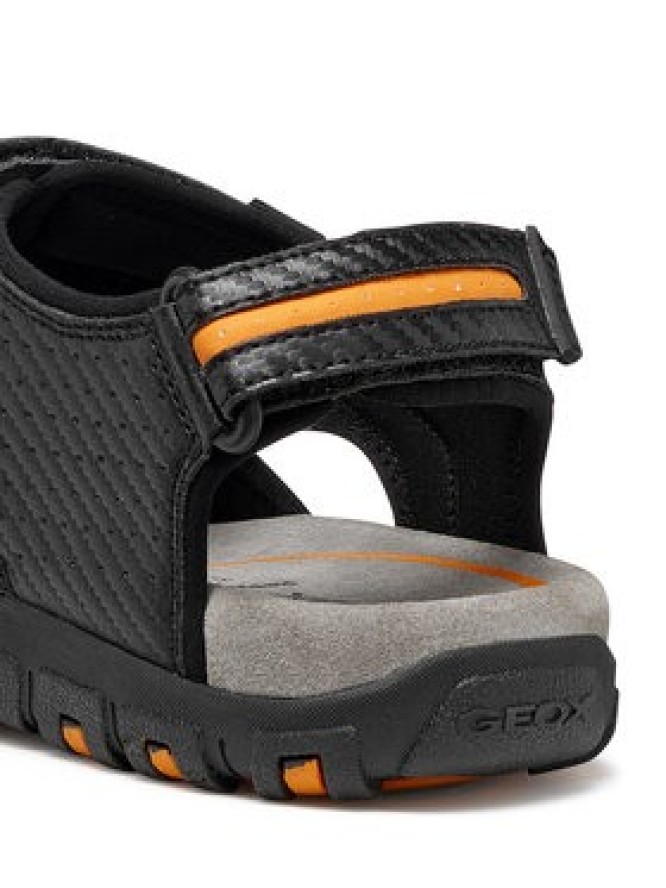 Geox Sandały U Sandal Strada U8224D 0EKBC C4367 Czarny
