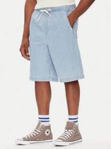 Element Szorty jeansowe Chillin ELYDS00103 Błękitny Relaxed Fit