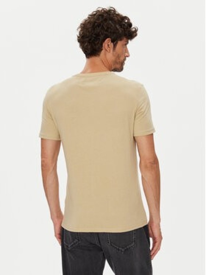 Tommy Jeans T-Shirt Jaspe DM0DM20363 Beżowy Slim Fit