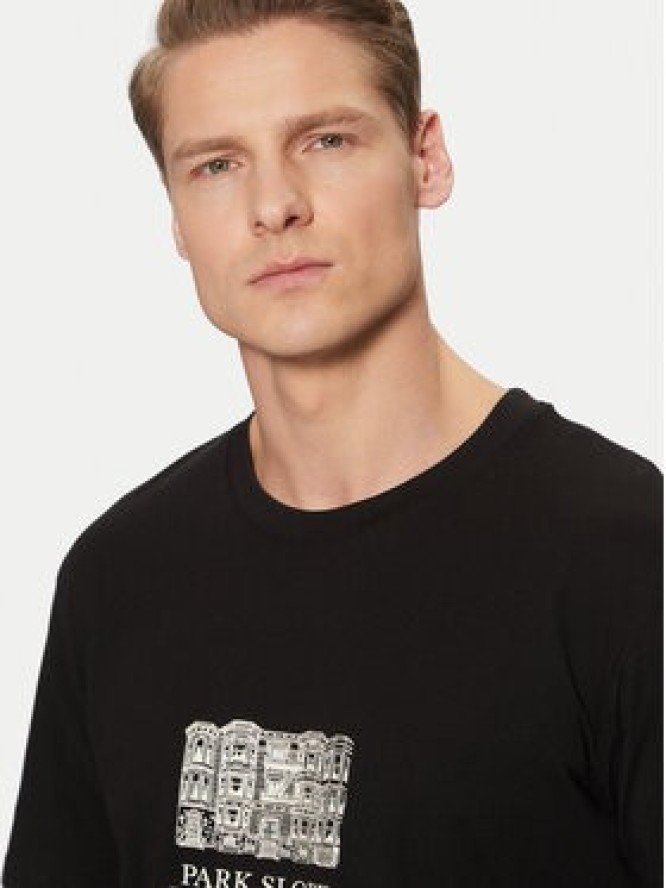 Jack & Jones T-Shirt Boston 12273400 Czarny Relaxed Fit
