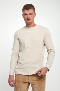 Longsleeve męski z logo KARL LAGERFELD