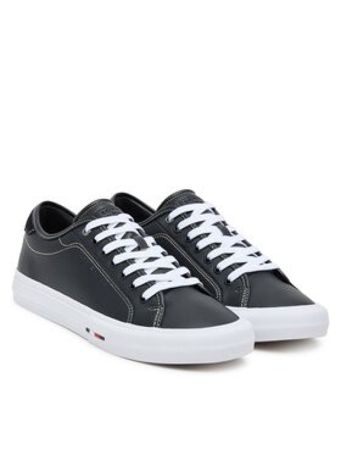Tommy Hilfiger Tenisówki Th Hi Vulc Street Stitch FM0FM05645 Czarny