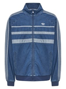 adidas Bluza adicolor First Blue Denim JX6457 Niebieski Regular Fit