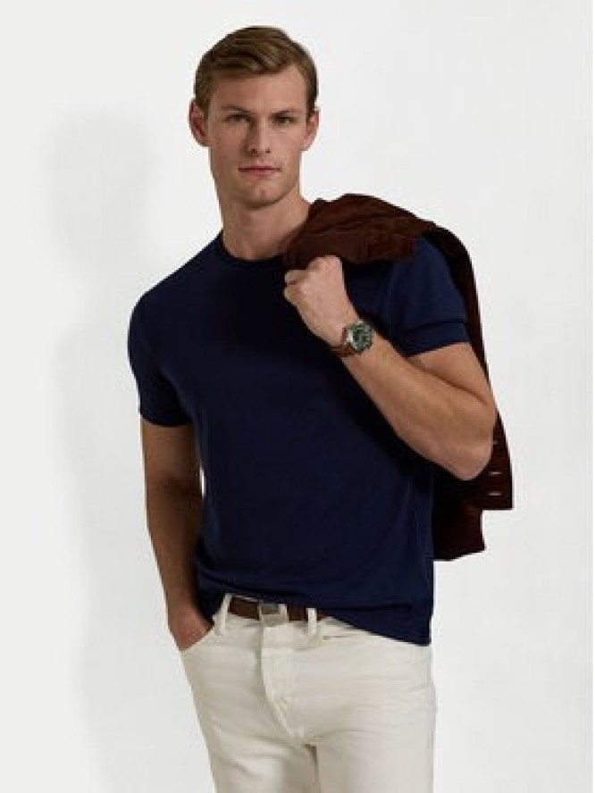 Polo Ralph Lauren T-Shirt 710740727 Granatowy Slim Fit
