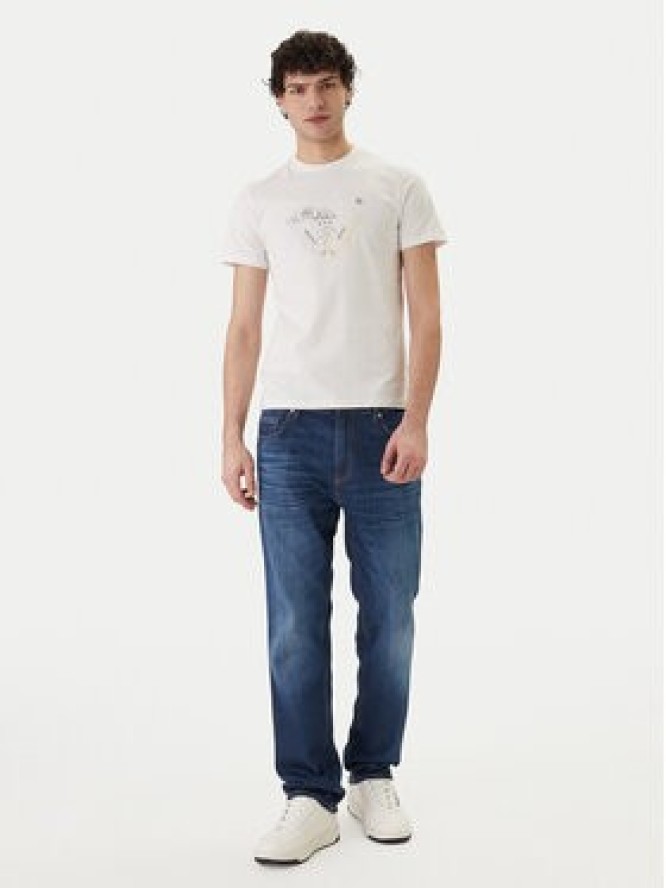 Guess T-Shirt M6GI11 K2992 Biały Slim Fit