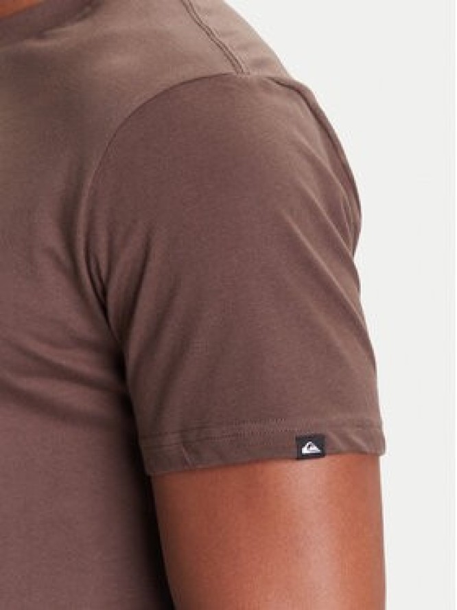 Quiksilver T-Shirt EQYZT08174 Brązowy Regular Fit