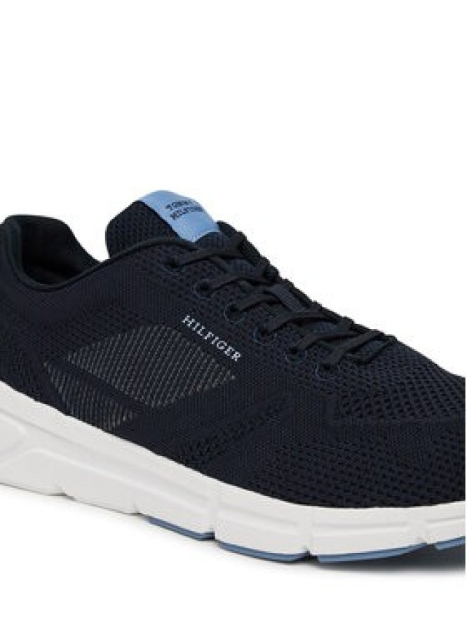 Tommy Hilfiger Sneakersy Modern Comfort Run Knit FM0FM05524 Granatowy