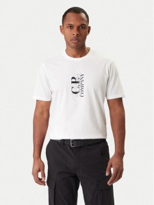 C.P. Company T-Shirt 20CMTS084A005100W Écru Regular Fit