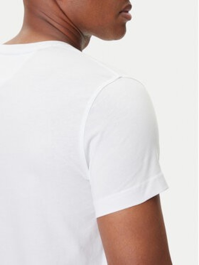 Tommy Jeans T-Shirt DM0DM04410 Biały Regular Fit